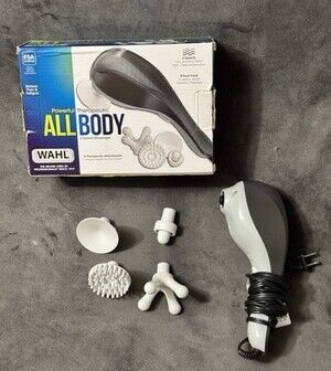 WAHL All Body Power Therapeutic 2-Speed Massager w/ 4 Attachment Heads 4120-600